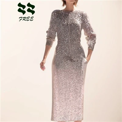 Glittering Yav tsaus ntuj Dress